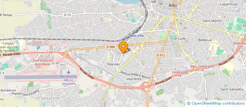 localisation de l'entreprise MONSIEUR RODOLPHE BARLOGIS  ALBI