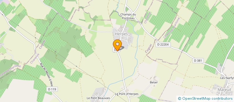 localisation de l'entreprise MONSIEUR RODOLPHE BEAUFRETON à COURBILLAC