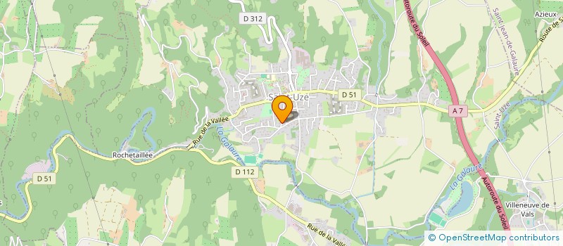 localisation de l'entreprise MONSIEUR RODOLPHE BERTOLINI  SAINT-UZE