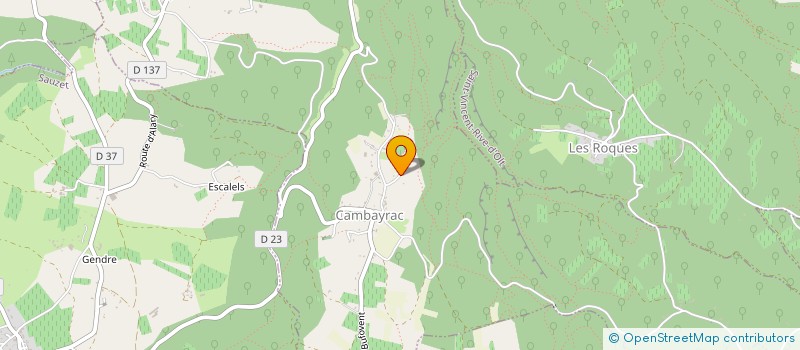 localisation de l'entreprise MONSIEUR RODOLPHE BERTRAC  CAMBAYRAC