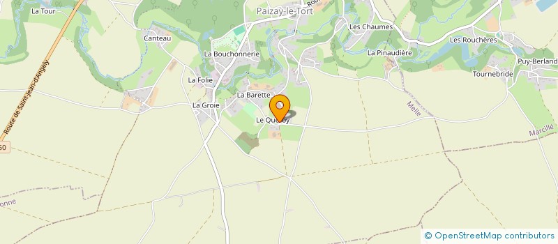 localisation de l'entreprise MONSIEUR RODOLPHE BIBARD  MELLE