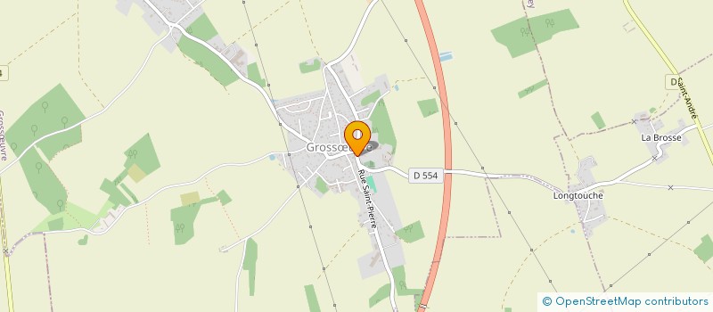 localisation de l'entreprise MONSIEUR RODOLPHE BIDAULT  GROSSUVRE