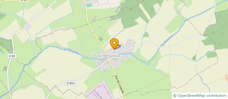 localisation de l'entreprise MONSIEUR RODOLPHE BLOND  COURBESSEAUX