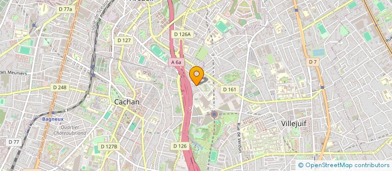 localisation de l'entreprise MONSIEUR RODOLPHE BONI  VILLEJUIF