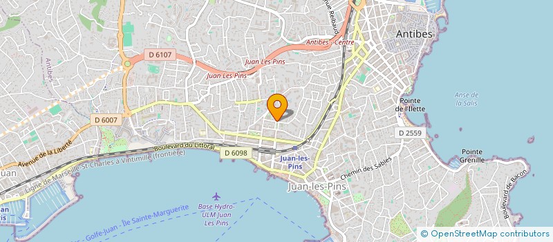 localisation de l'entreprise MONSIEUR RODOLPHE BOUCHE à ANTIBES