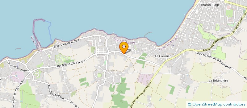localisation de l'entreprise MONSIEUR RODOLPHE BRIAND à LA PLAINE-SUR-MER