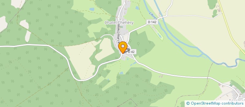 localisation de l'entreprise MONSIEUR RODOLPHE BRICHOT  CHATEL-CHEHERY