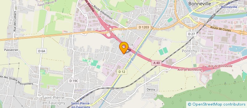 localisation de l'entreprise MONSIEUR RODOLPHE BUISSON  SAINT-PIERRE-EN-FAUCIGNY