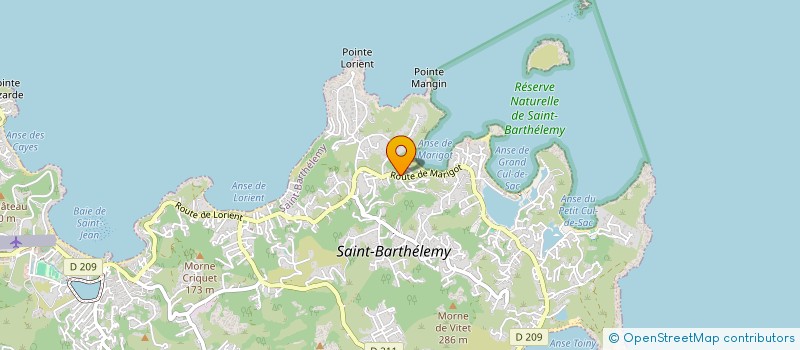 localisation de l'entreprise MONSIEUR RODOLPHE BURNELLI à SAINT-BARTHELEMY