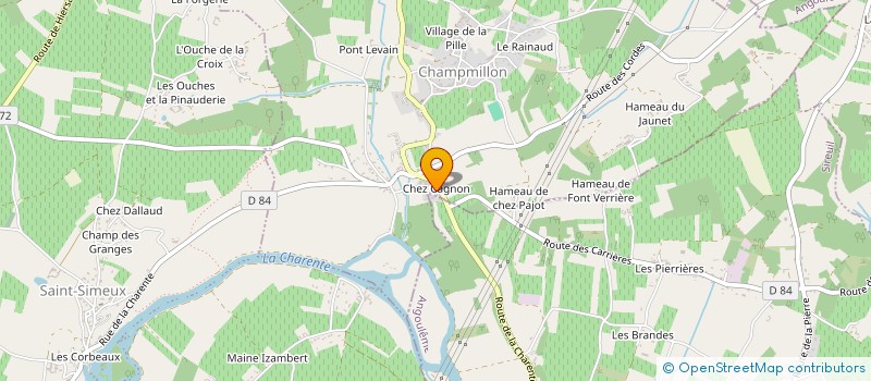 localisation de l'entreprise MONSIEUR RODOLPHE BURTIN à CHAMPMILLON