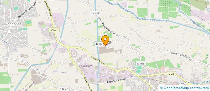 localisation de l'entreprise MONSIEUR RODOLPHE CABASSOLE  CHATEAURENARD