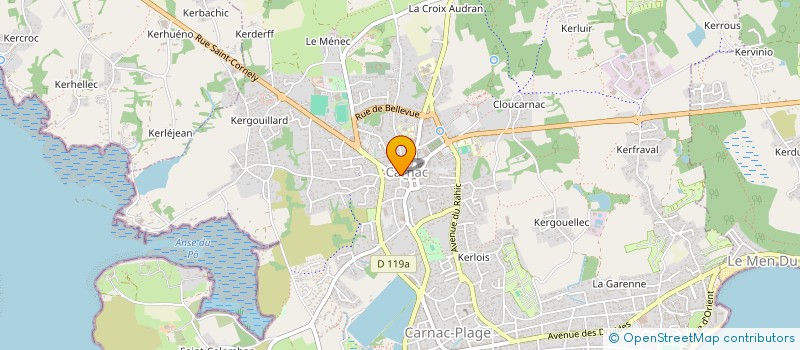 localisation de l'entreprise MONSIEUR RODOLPHE CAMENEN à CARNAC