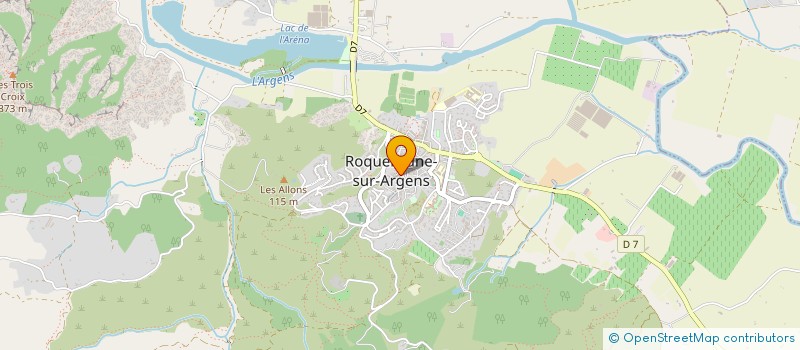 localisation de l'entreprise MONSIEUR RODOLPHE CANALE à ROQUEBRUNE-SUR-ARGENS