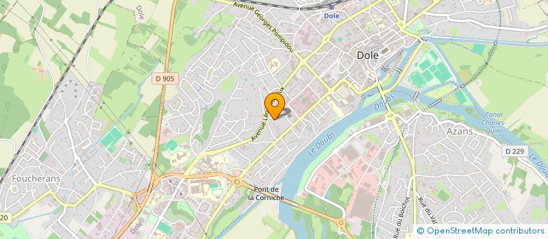 localisation de l'entreprise MONSIEUR RODOLPHE CARRASCO à DOLE