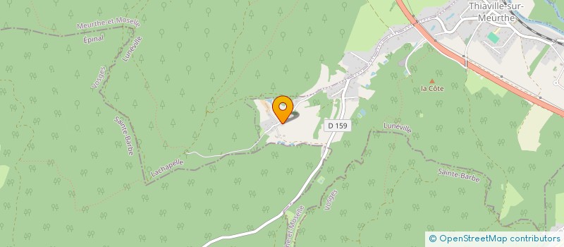 localisation de l'entreprise MONSIEUR RODOLPHE CATHERINE  THIAVILLE-SUR-MEURTHE