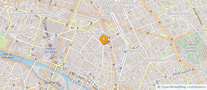 localisation de l'entreprise MONSIEUR RODOLPHE CHARME - - DI CARLO  PARIS