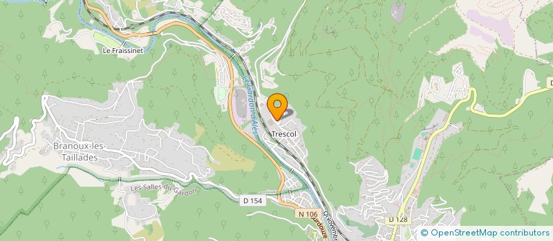 localisation de l'entreprise MONSIEUR RODOLPHE CHAROUSSET  LA GRAND-COMBE