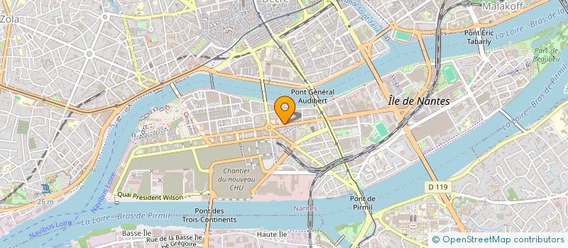 localisation de l'entreprise MONSIEUR RODOLPHE CHAUVET  NANTES