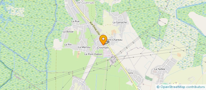 localisation de l'entreprise MONSIEUR RODOLPHE CHAUVIN  SAINT-MALO-DE-GUERSAC