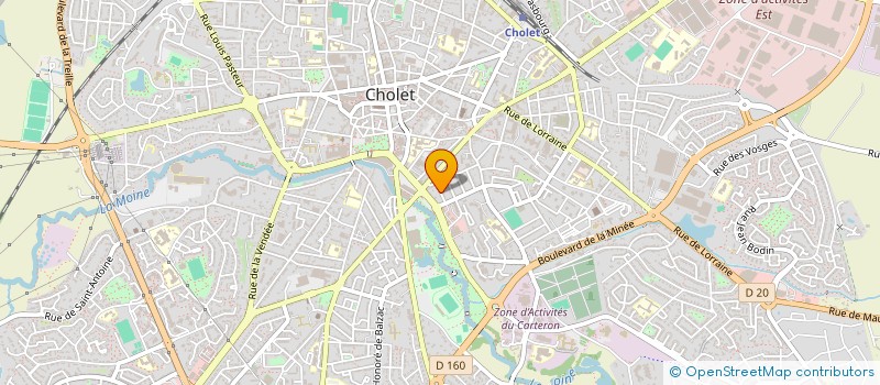 localisation de l'entreprise MONSIEUR RODOLPHE CHIRON à CHOLET