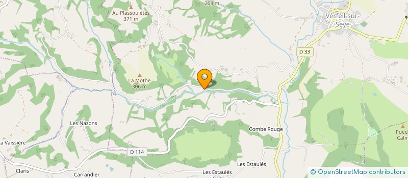 localisation de l'entreprise MONSIEUR RODOLPHE CIZERON  VERFEIL