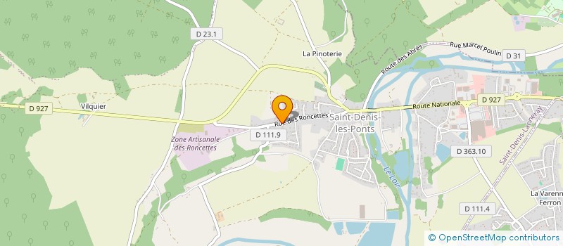 localisation de l'entreprise MONSIEUR RODOLPHE COLAS à SAINT-DENIS-LANNERAY