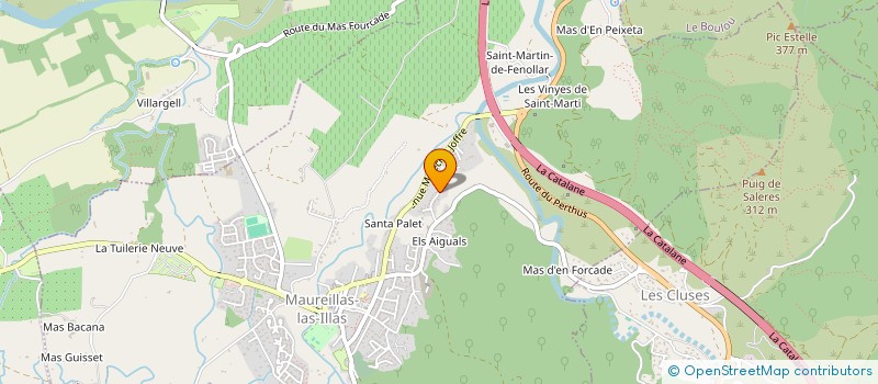 localisation de l'entreprise MONSIEUR RODOLPHE COLLENNE  MAUREILLAS-LAS-ILLAS