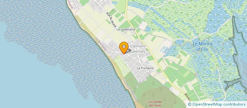localisation de l'entreprise MONSIEUR RODOLPHE CORE à SAINT-CLEMENT-DES-BALEINES