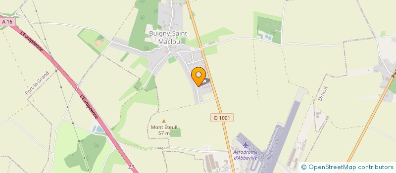 localisation de l'entreprise MONSIEUR RODOLPHE DAIN  BUIGNY-SAINT-MACLOU