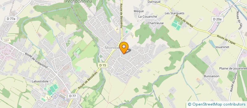 localisation de l'entreprise MONSIEUR RODOLPHE DARROUY à MONTBERON