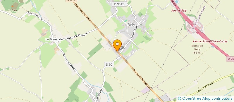 localisation de l'entreprise MONSIEUR RODOLPHE DAUTREMEPUIS  LIGNY-LES-AIRE