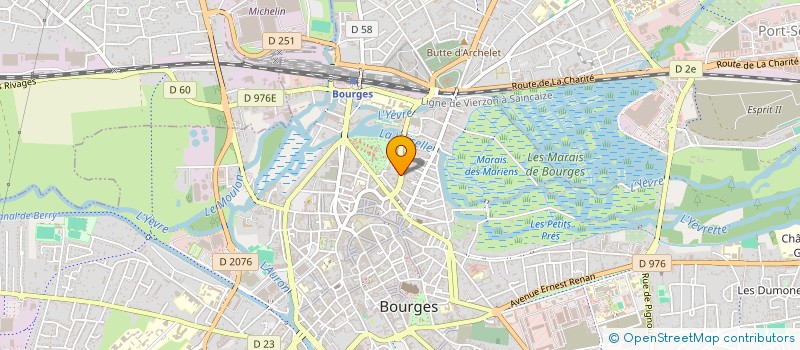 localisation de l'entreprise MONSIEUR RODOLPHE DE SAUVERZAC  BOURGES