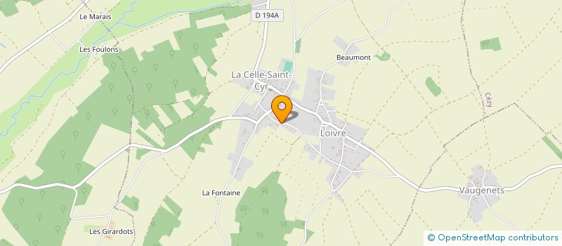 localisation de l'entreprise MONSIEUR RODOLPHE DE WILDE  LES ORMES