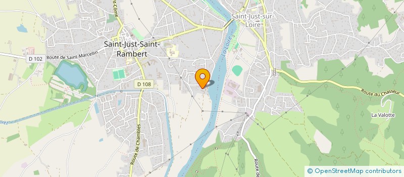 localisation de l'entreprise MONSIEUR RODOLPHE DE ZAN  SAINT-JUST-SAINT-RAMBERT