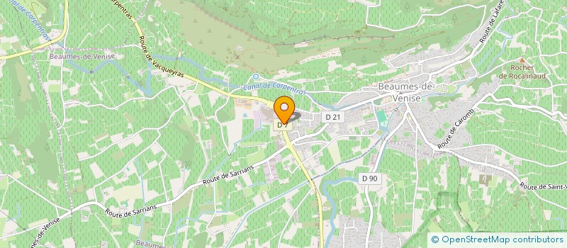 localisation de l'entreprise MONSIEUR RODOLPHE DELHOMME  BEAUMES-DE-VENISE