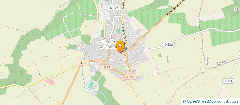 localisation de l'entreprise MONSIEUR RODOLPHE DERENONCOURT  VILLENAUXE-LA-GRANDE