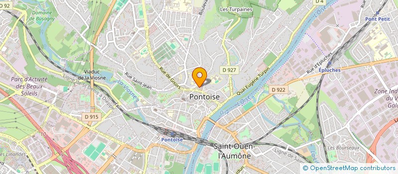 localisation de l'entreprise MONSIEUR RODOLPHE DESBUISSONS  PONTOISE