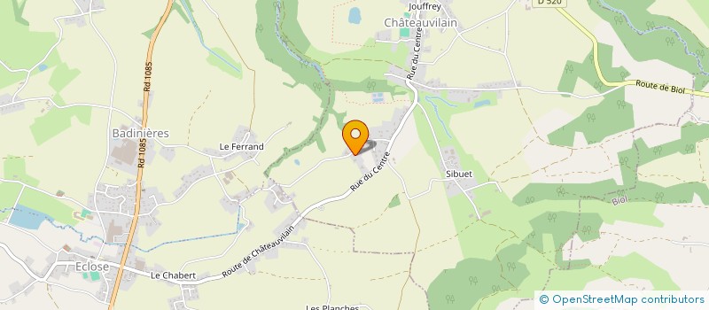 localisation de l'entreprise MONSIEUR RODOLPHE DRIN  CHATEAUVILAIN