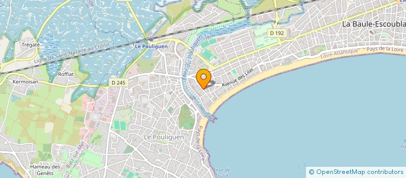 localisation de l'entreprise MONSIEUR RODOLPHE DRONEAU  LA BAULE-ESCOUBLAC