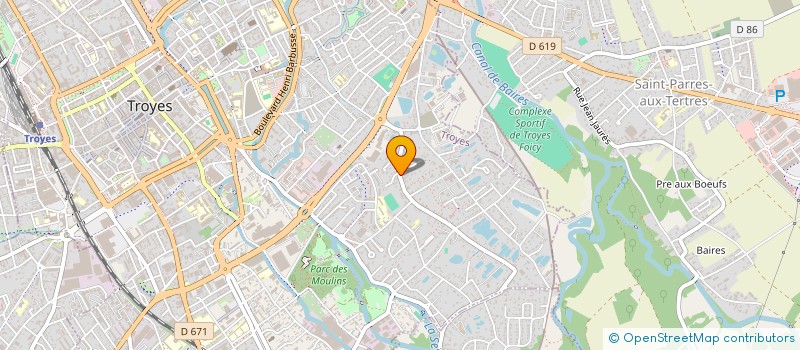 localisation de l'entreprise MONSIEUR RODOLPHE DRU à TROYES