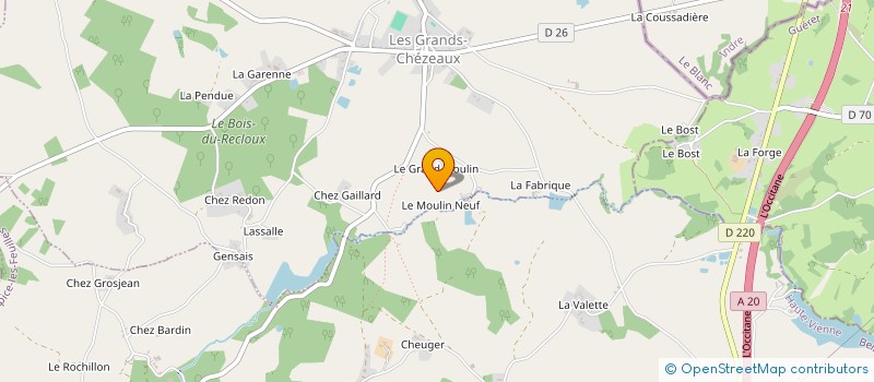 localisation de l'entreprise MONSIEUR RODOLPHE DRU à LES GRANDS-CHEZEAUX