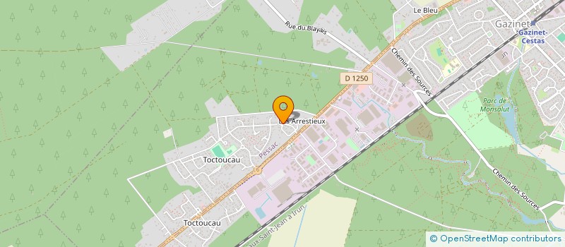 localisation de l'entreprise MONSIEUR RODOLPHE DUBOIS à PESSAC