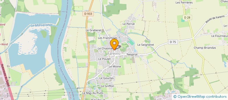 localisation de l'entreprise MONSIEUR RODOLPHE DUCLOS à FAREINS