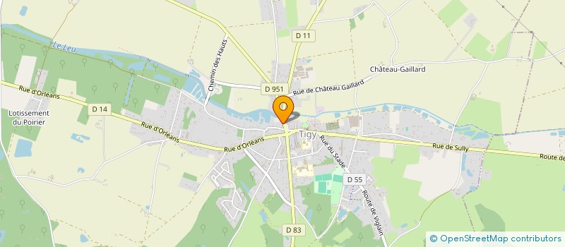 localisation de l'entreprise MONSIEUR RODOLPHE DUCLOUX à TIGY