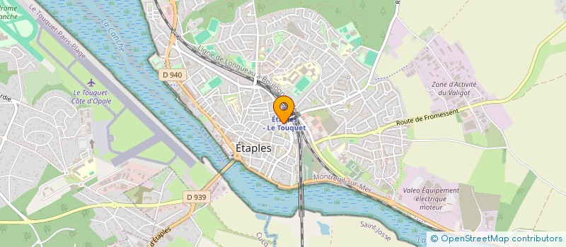 localisation de l'entreprise MONSIEUR RODOLPHE DUHAMEL  ETAPLES