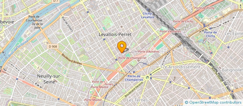 localisation de l'entreprise MONSIEUR RODOLPHE DUPREY à LEVALLOIS-PERRET