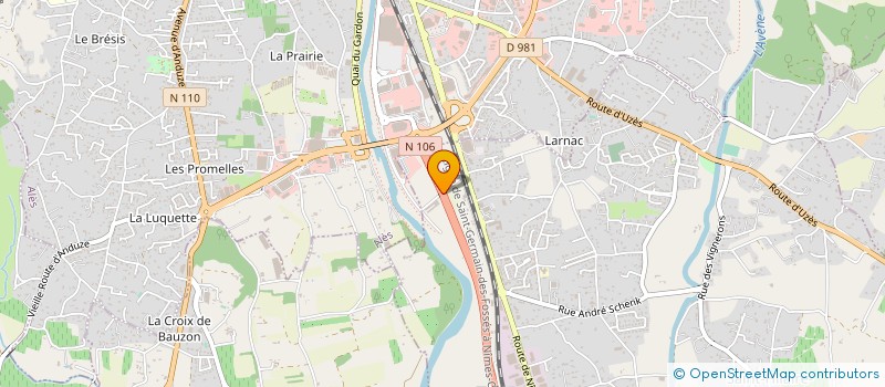 localisation de l'entreprise MONSIEUR RODOLPHE DURAND  SAINT-HILAIRE-DE-BRETHMAS