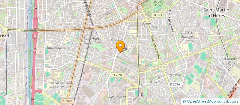 localisation de l'entreprise MONSIEUR RODOLPHE DUVAUT  GRENOBLE