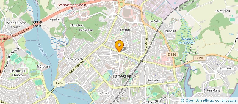 localisation de l'entreprise MONSIEUR RODOLPHE EPINETTE  LANESTER