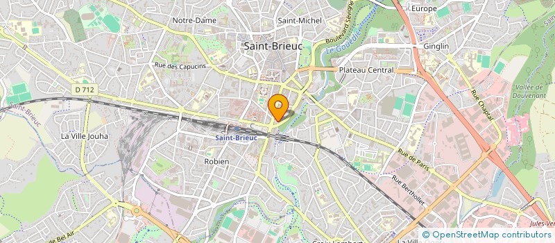 localisation de l'entreprise MONSIEUR RODOLPHE ETESSE à SAINT-BRIEUC
